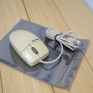 Microsoft X05-51692 Wheel Mouse Serial & PS2 Compatible 2-Button - Tested 09